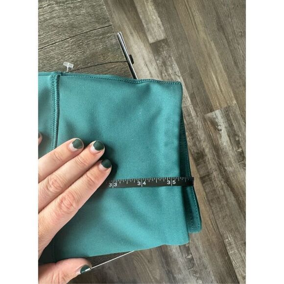 90 DEGREE BY REFLEX NWT women’s teal colored high rise athletic leggings in shad - Picture 7 of 7